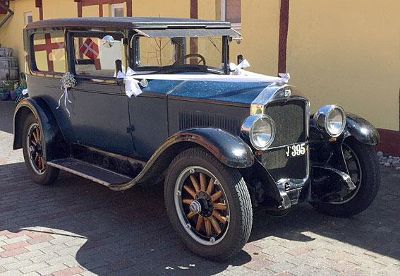 Palle's Buick fra 1928 Bryllupskørsel